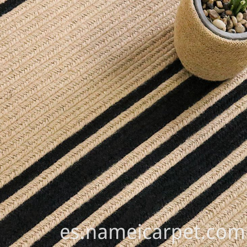 Jute Hemp Braided Wovencarpet Area Rug Floor Mats 88